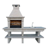 Granite Barbecue with Sink GR42F