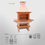 barbecue tourne broche av1200f