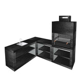 Modern AV12B Corner Barbecue