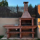 Fixed barbecue in reconstituted stone AV370F