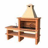 Brick Barbecue with Sink AV336F
