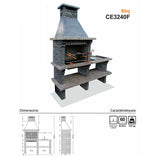 barbecue portugais pour jardin ce3240f