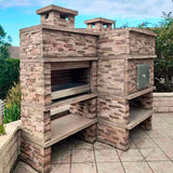Concrete Barbecue with Wood Oven AV285F