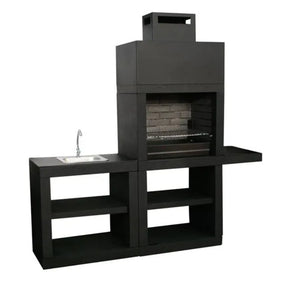 Modern Barbecue with Sink