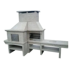 Granite Barbecue with Oven and Sink