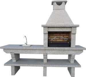 Granite Barbecue with Sink