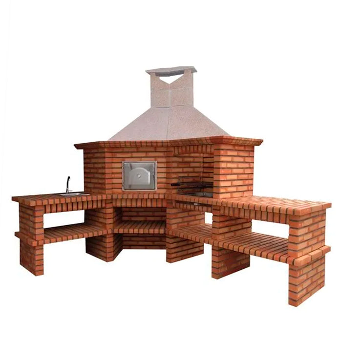 Corner barbecue with oven AV360B