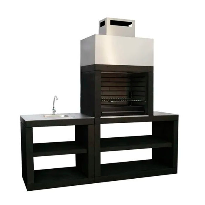 Modern barbecue with sink AV30M
