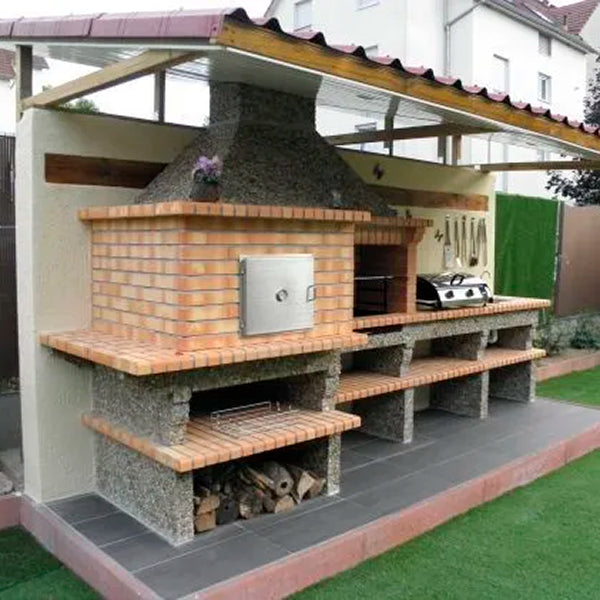 four a pain et barbecue en brique av358f