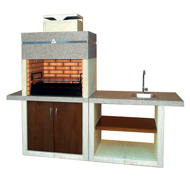 barbecue contemporain moderne avec evier pg2022m