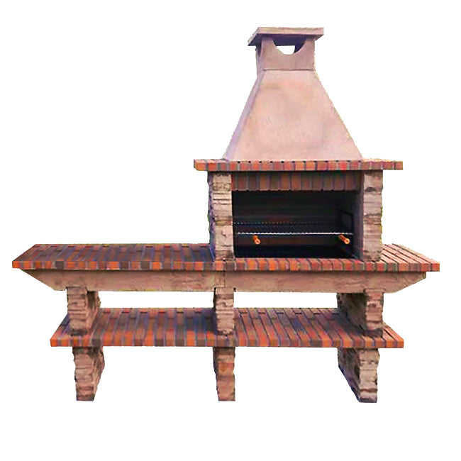 Barbecue with wood oven MAXIMUS AV240F