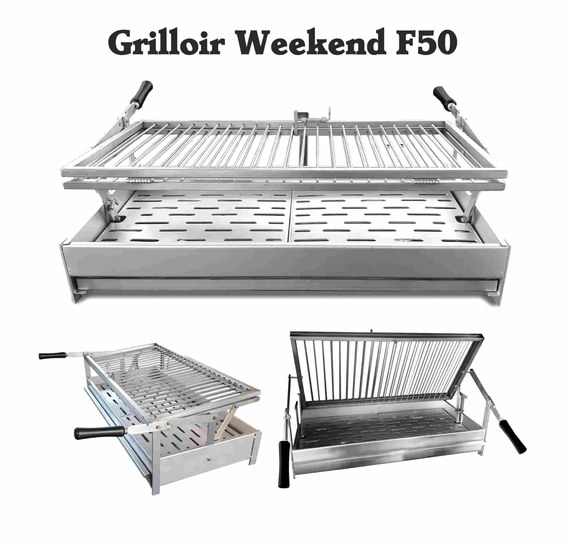 barbecue rustique avec four et evier fr003f
