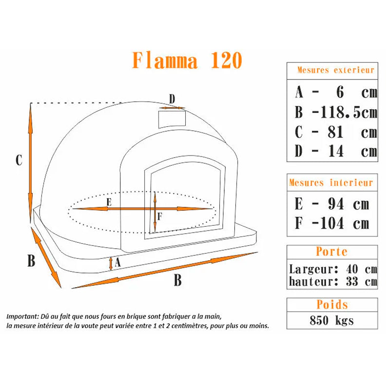 four a bois flamma