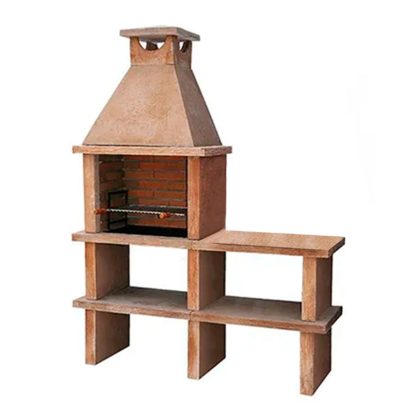 Stone barbecue with worktop AV140RF