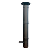 cheminee inox anthracite maximus 100cm ac76f
