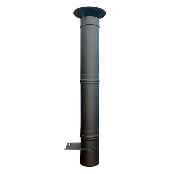 cheminee inox anthracite maximus 100cm ac76f