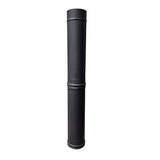 tube inox anthracite 100cm pour four a bois maximus 70cm ac80f