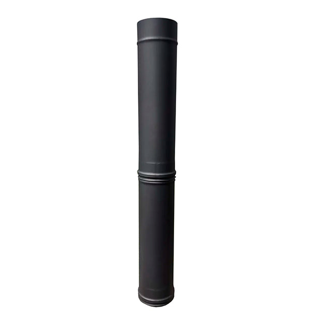 tube inox anthracite 100cm pour four a bois maximus 70cm ac80f