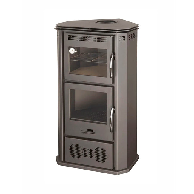 poele a bois d angle avec four rhone pf026f