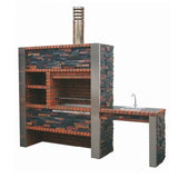 Stone and Brick Barbecue with Sink CS4040F