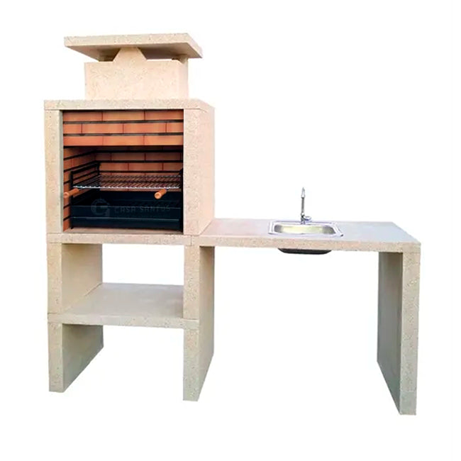 Barbecue with Contemporary Sink CS6090F