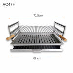 grilloir a encaster en inox 68x34 ac47f