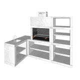 Modern corner barbecue AV14B