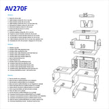 Barbecue Pierre Reconstituee avec Evier AV270F