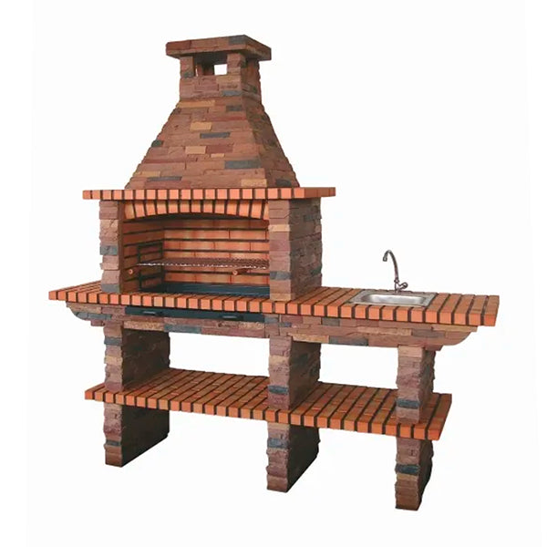 Barbecue Portugais en Pierre avec évier 