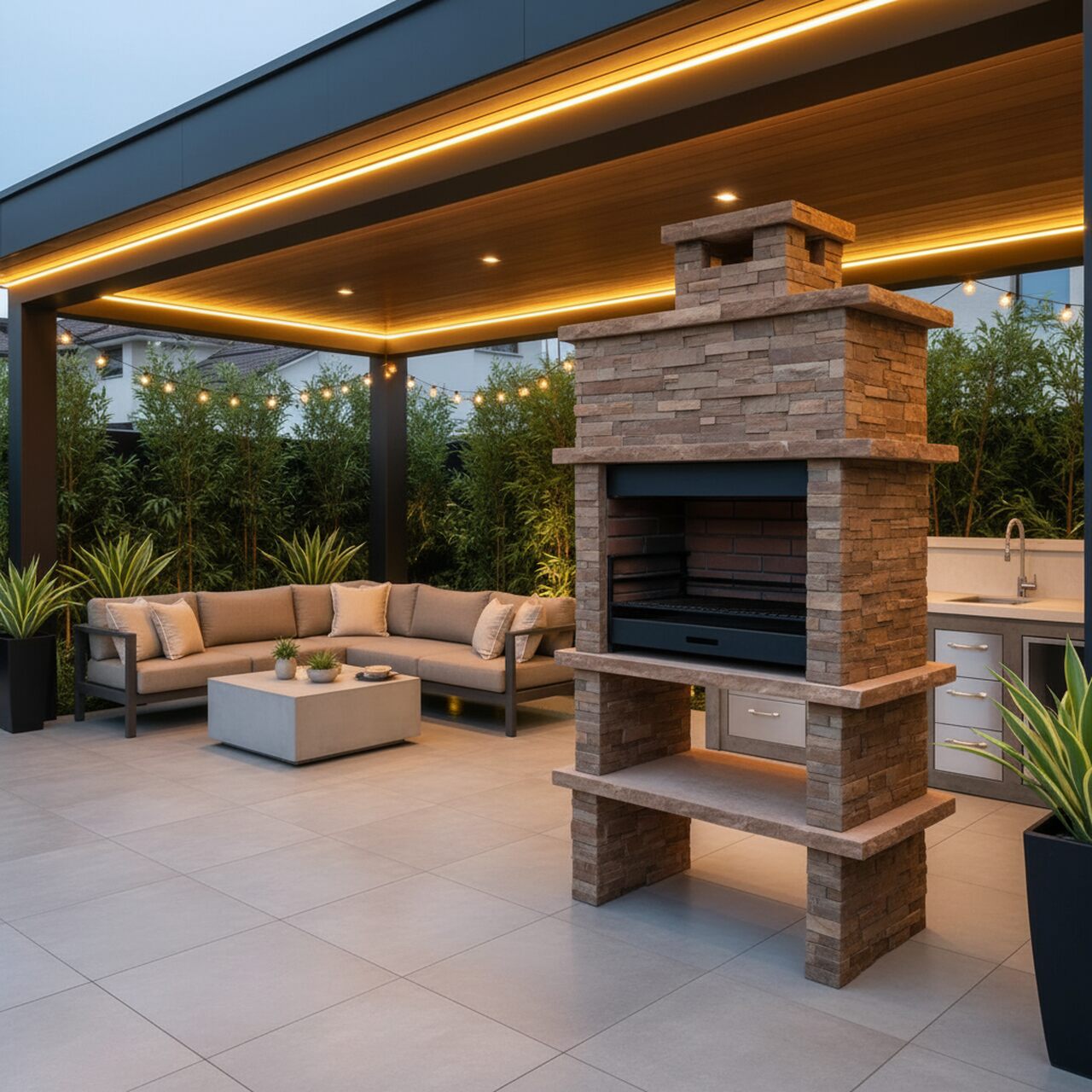 Concrete Stone Barbecue AV265F