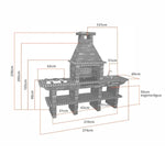 barbecue en pierre avec evier 