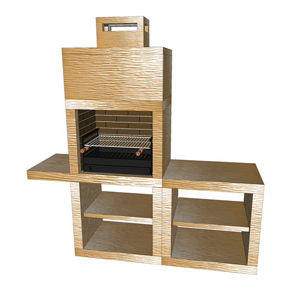 Modern Barbecue with Sink AV45M