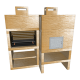 Modern Barbecue with Oven AV90M
