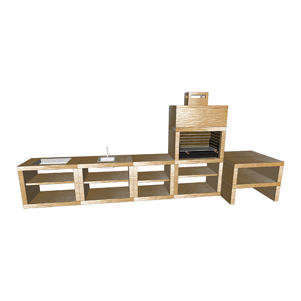 barbecue moderne avec maximus prime arena av125b