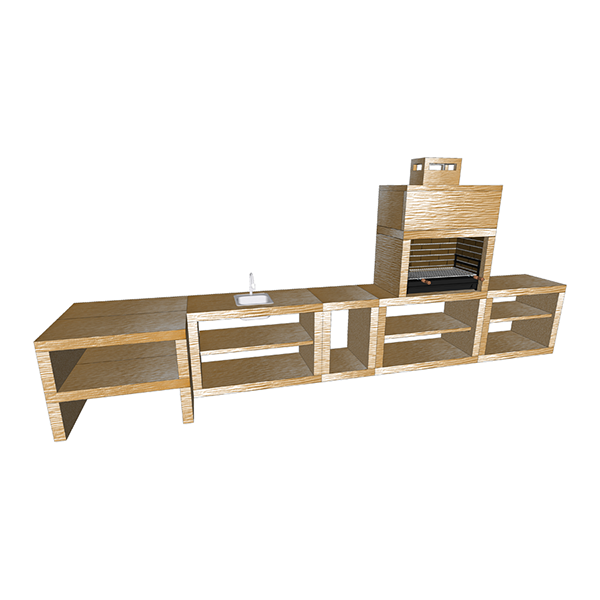 barbecue moderne avec maximus prime arena av110m