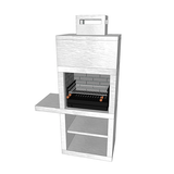 Contemporary Impexfire stone barbecue AV15M
