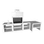 barbecue moderne avec maximus prime arena av115m