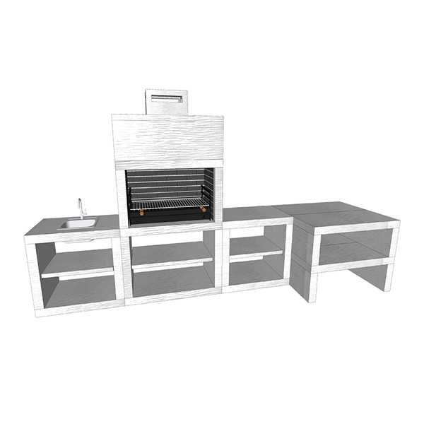 barbecue moderne avec maximus prime arena av115m