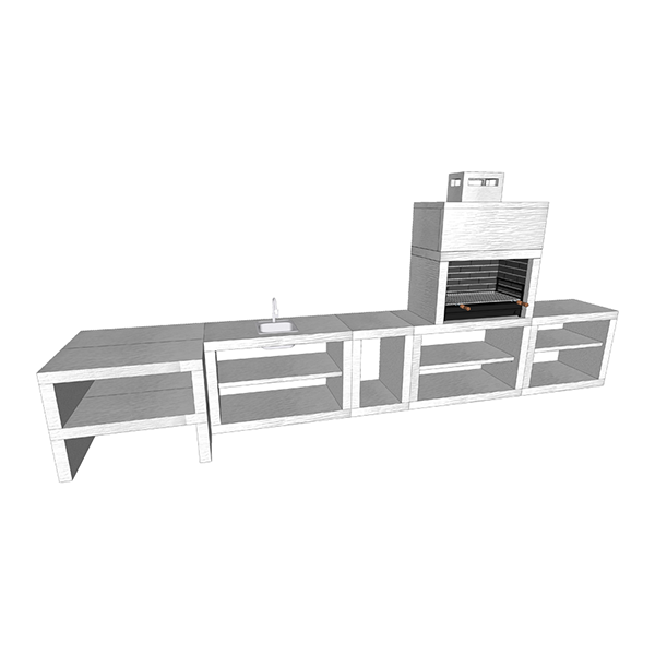 barbecue moderne avec maximus prime arena av110m