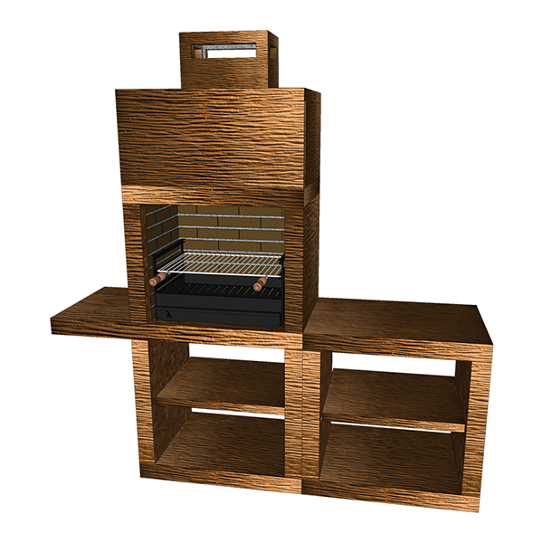 Modern Barbecue with Sink AV45M