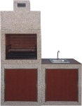 Picture of Modern Barbecue with Sink AV850F