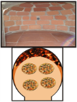 Picture of Pizza Wood Oven hand made - BRAGA 110cm