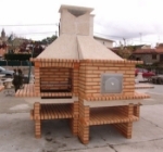 Picture of Wood Fired Oven and Brick BBQ AV5550F