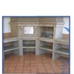 Picture of Natural Stone Barbecue and Pizza Oven GR62F