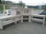 Picture of Natural Stone Barbecue and Pizza Oven GR62F