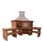 Picture of Brick Barbecue and Wood Fired Oven AV360B