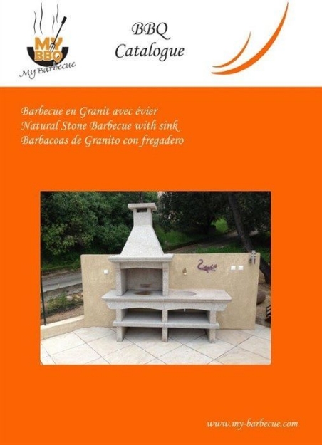 Picture of Natural Stone Barbecue with Sink-download