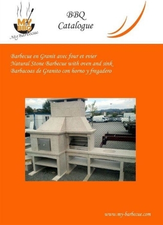 Picture of Natural Stone Barbecue with Oven and Sink-download