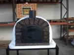 Picture of Wood Burning Fired Brick Pizza Oven - FAMOSI 120cm