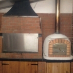 Picture of Wood Pizza Oven indoor - BRAGA 90cm